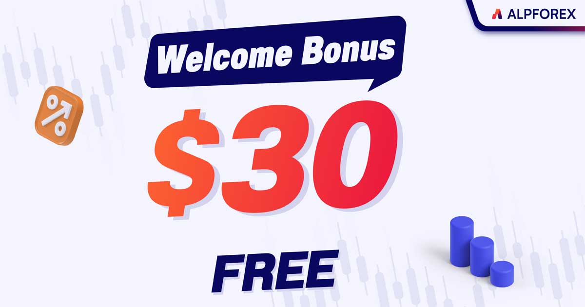 ALPFOREX $30 USD Welcome No Deposit Bonus