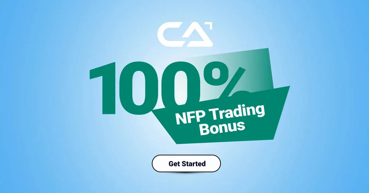 100% Cash Deposit Bonus for Forex Trading at CA Markets