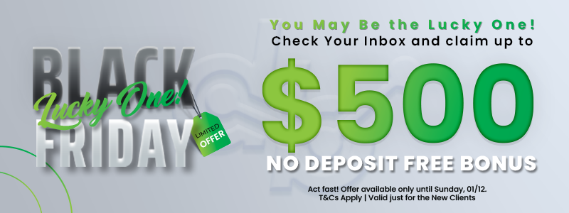 No Deposit Bonus Get $50 Free for Black Friday in Forex
