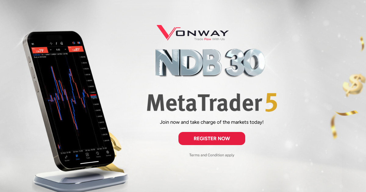Get Your $30 Vonway Forex MT5 No Deposit Bonus (NDB)